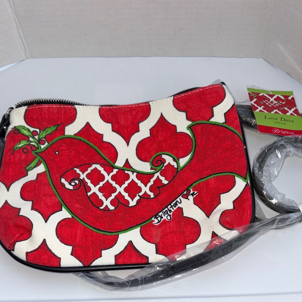 NWT Brighton Love Dove crossbody purse